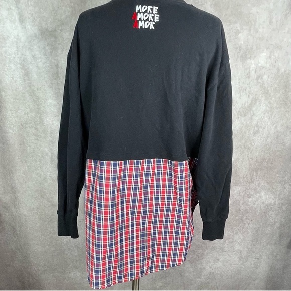 Desigual x Disney Hybrid Mickey Mouse Annarau Sweatshirt Blouse Women's Size M - Picture 6 of 10